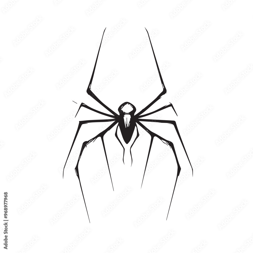 Spider in cartoon, doodle style . Image for t-shirt, web, mobile apps and ui. Isolated 2d vector illustration in logo, icon, sketch style, Eps 10, black and white. AI Generative Spider in cartoon, doodle style . Image for t-shirt, web, mobile apps and ui. Isolated 2d vector illustration in logo, icon, sketch style, Eps 10, black and white. AI Generative
