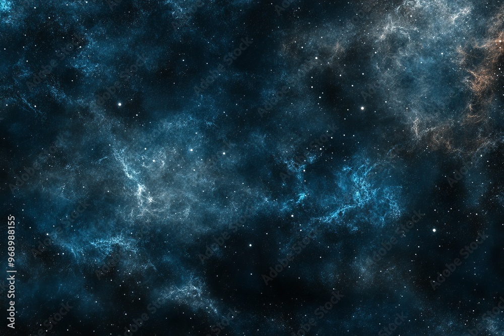 Obraz premium Stars, nebula, and galaxies fill the night sky