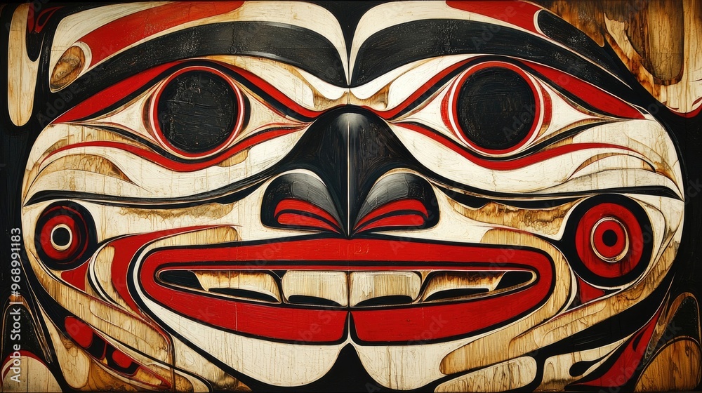 Intricate Northwest Coast Native American Intricate Northwest Coast Native American