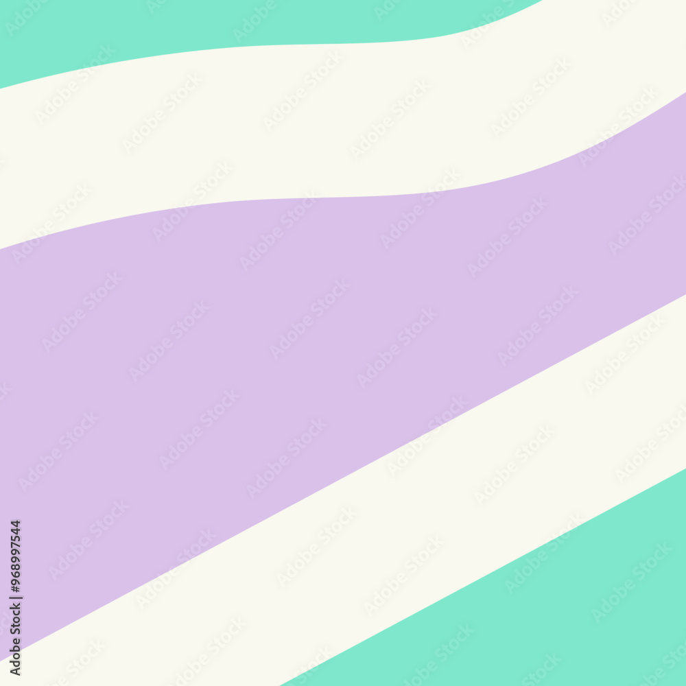 Fototapeta premium Pastel Wave Layers in Abstract Minimalism