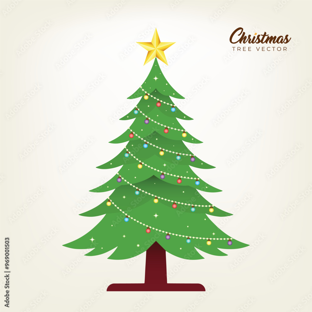 Colorful Christmas tree. Christmas concept. Colorful Christmas tree. Christmas concept.