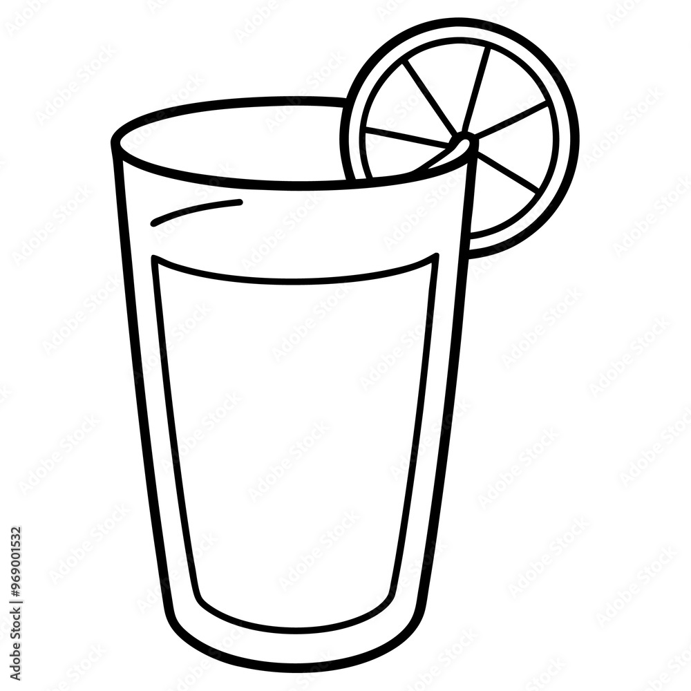 glass with lemon juice outline coloring book page line art drawing
glass with lemon juice outline coloring book page line art drawing