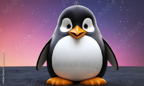 cute penguin background, Linux penguin background, big chubby penguin wallpaper/background