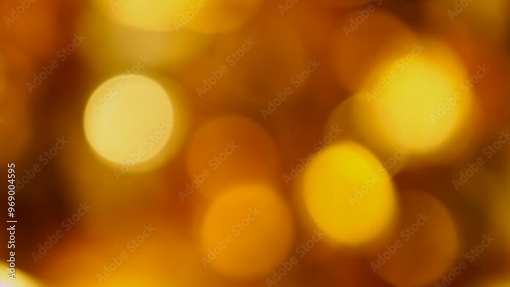 footage of gold bokeh background