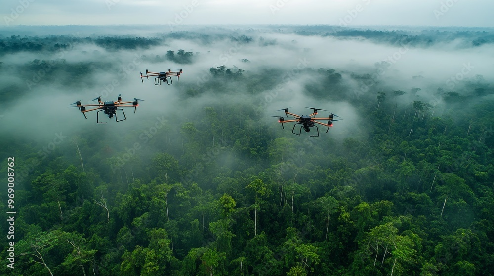 Autonomous AI-guided drones mapping deforestation rates in rainforests ...