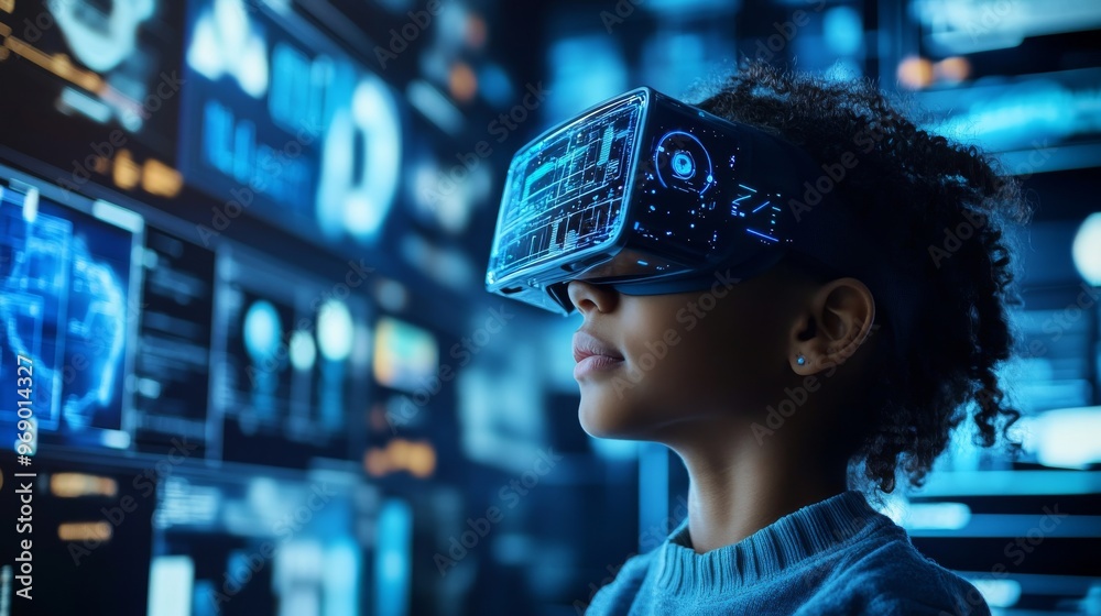 Futuristic AI-powered learning platforms creating fully personalized curriculums: Educational platforms using AI to tailor lessons and tests to individual learning styles.