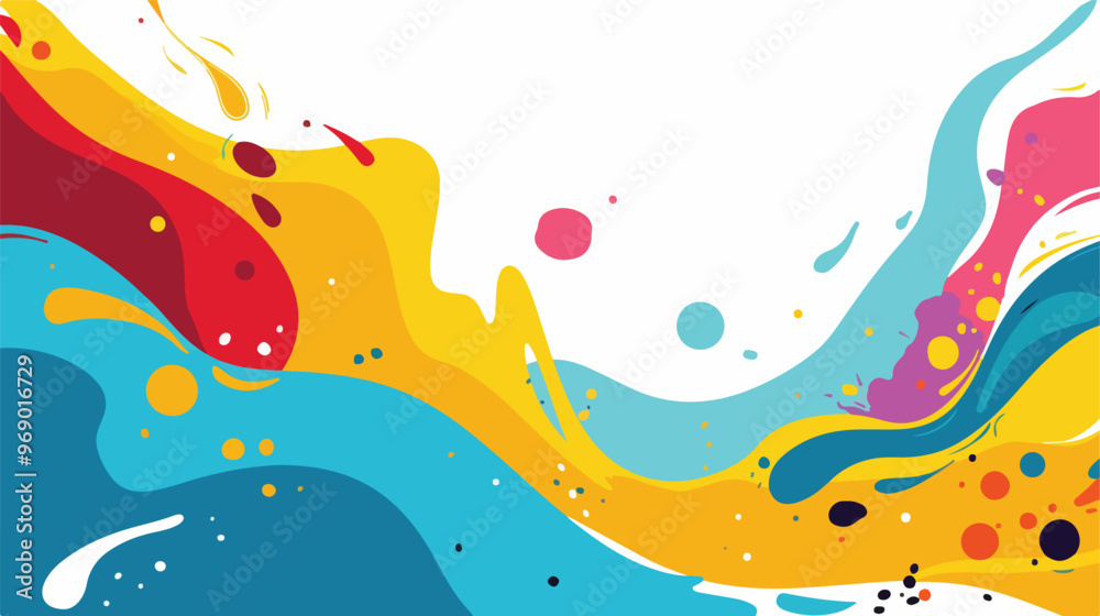 Vibrant Copy Space Backgrounds: Flat Vector Isolated - Adobe Stock Vibrant Copy Space Backgrounds: Flat Vector Isolated - Adobe Stock