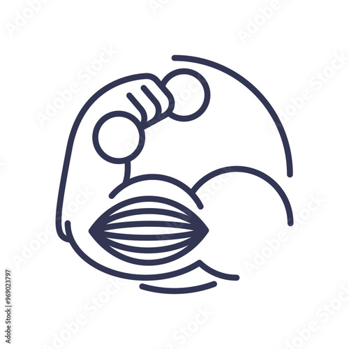 Illustration of a flexed arm with a dumbbell, symbolizing muscle strength and rehabilitation exercises.