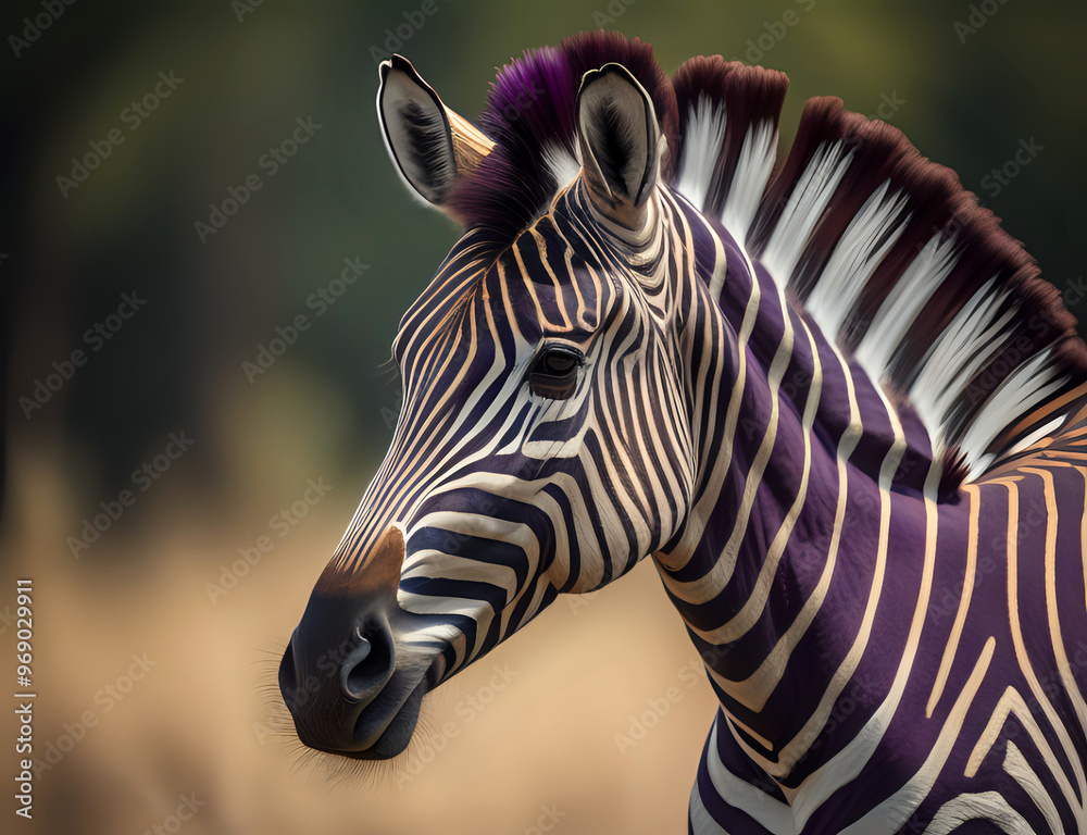 Naklejka premium Zebra