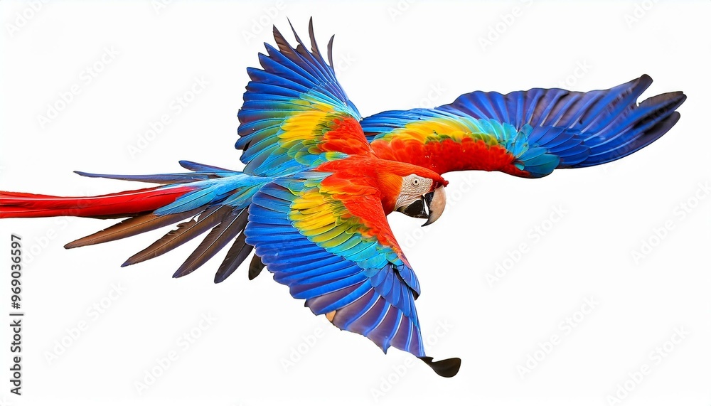 Fototapeta premium parrot isolated on white