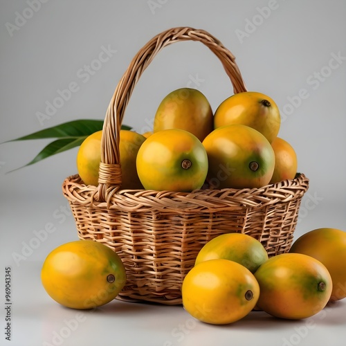 Basket Full Of Mangos