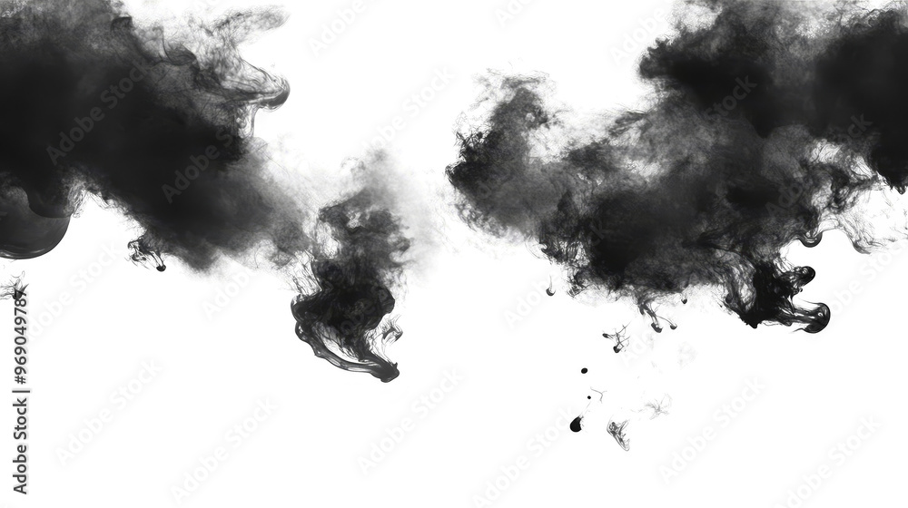 Abstract Digital Glitch Art with Geometric Shapes and Smoke Effect Abstract Digital Glitch Art with Geometric Shapes and Smoke Effect