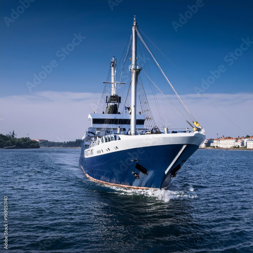 Close-Up of a Ship on the Water