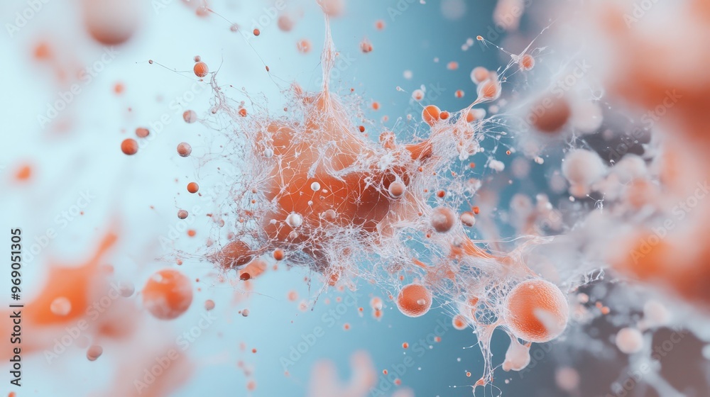 Vibrant Abstract Visualization of Molecular Interactions and Synthetic Connectivity in Motion Vibrant Abstract Visualization of Molecular Interactions and Synthetic Connectivity in Motion