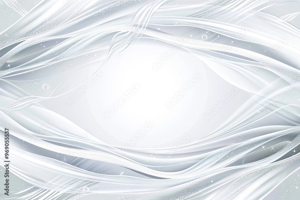 Abstract organic particles flowing white background Abstract organic particles flowing white background