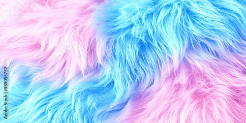 Fur texture in rainbow colors