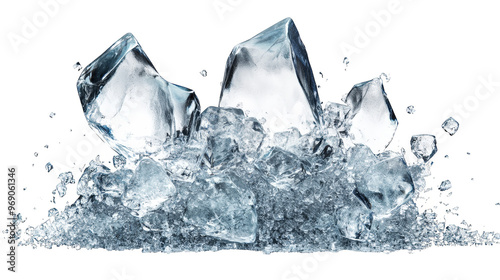 Wallpaper Mural Ice Cubes Abstract Background Digital Art Torontodigital.ca