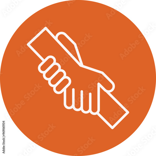 Help line circle icon