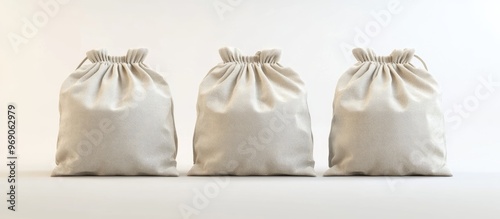Recyclable cotton bag set a...