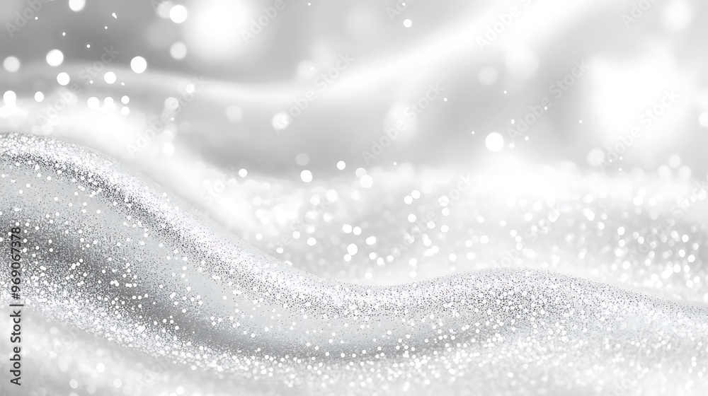 Chic Soft White Glitter Texture Abstract Background with Deep Shimmer, Providing Ample Space for Personalized Invitations, Ads, or Artistic Backgrounds Chic Soft White Glitter Texture Abstract Background with Deep Shimmer, Providing Ample Space for Personalized Invitations, Ads, or Artistic Backgrounds