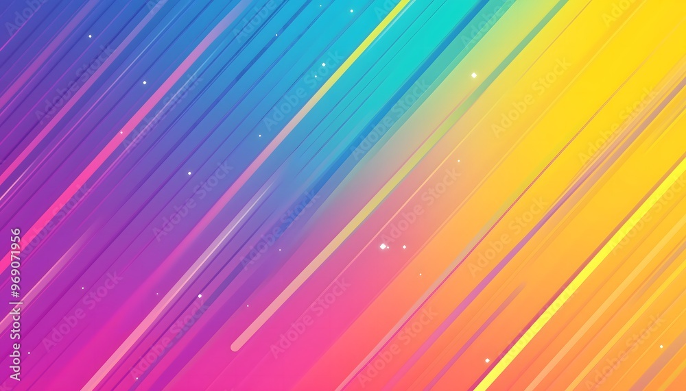 A background made with colorful and glowing stripes A background made with colorful and glowing stripes