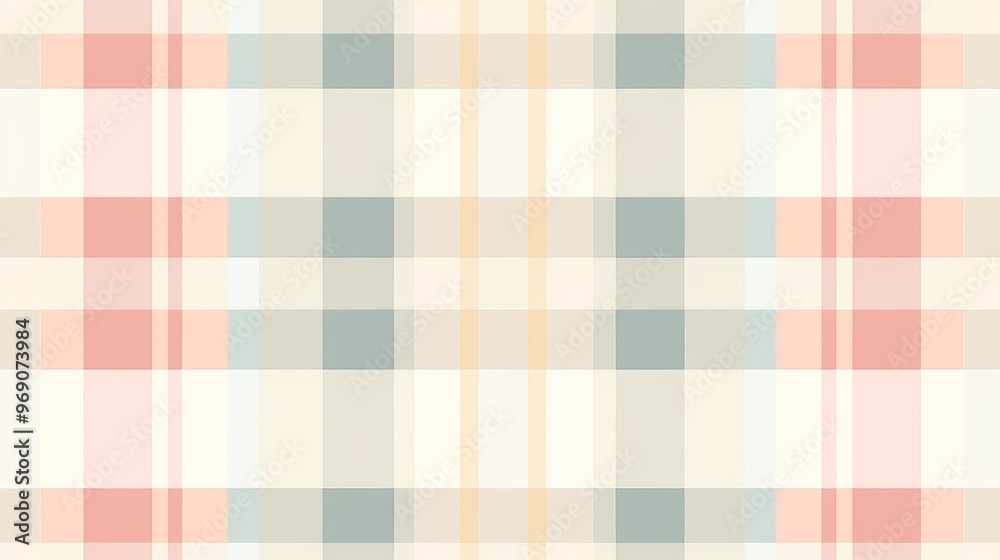 A soft, pastel plaid pattern ideal for backgrounds, textiles, or home decor projects. Gentle hues create a calming atmosphere. A soft, pastel plaid pattern ideal for backgrounds, textiles, or home decor projects. Gentle hues create a calming atmosphere.