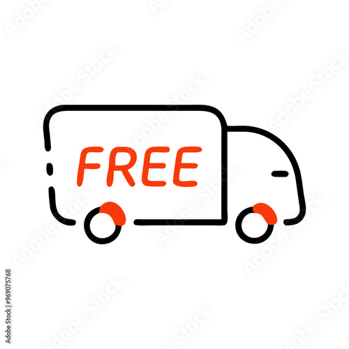 Free shipping icon photo