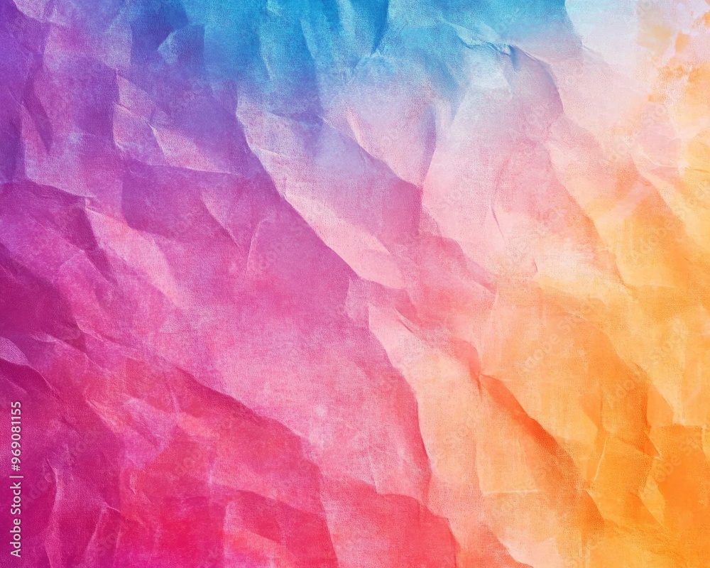 Fototapeta premium Colorful gradient abstract background featuring a textured paper finish