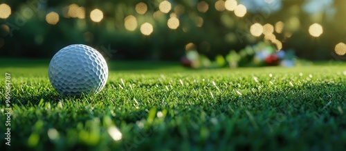 A golf ball and a Christmas...