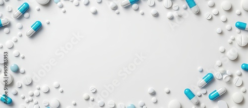 Medicine concept A frame of...
