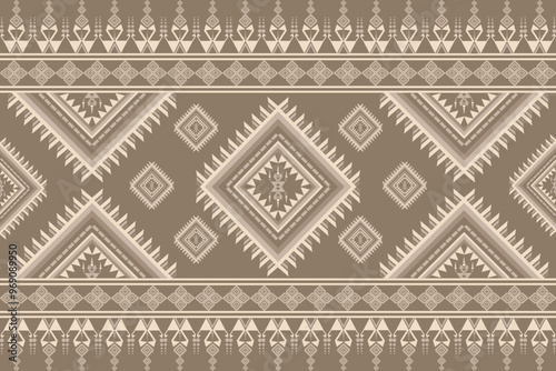 Yellow Tribal vintage abstract geometric Ethnic pattern.