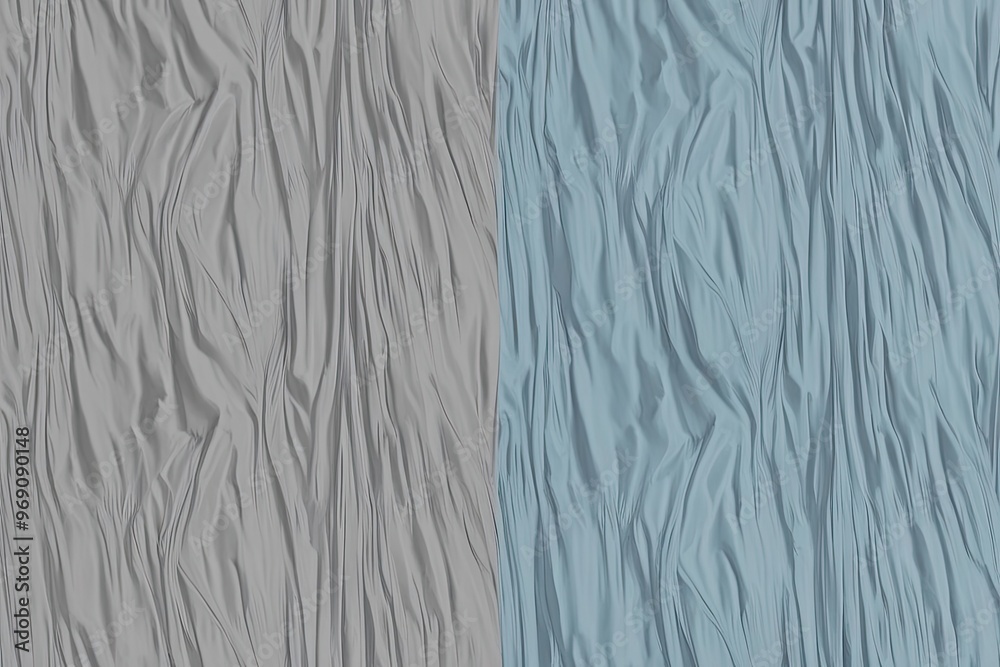 Fototapeta premium Soft Pastel Blue and Gray Gradient Background with Crinkled Texture for Seamless Aesthetic Design