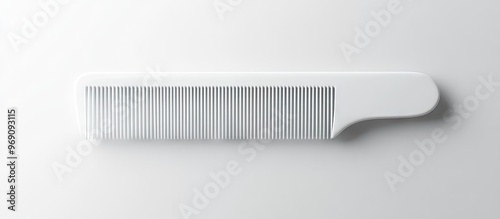 Individual item Hair comb set against a white background. with copy space image. Place for adding text or design photo