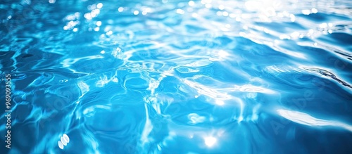 Close up view of bright blu...