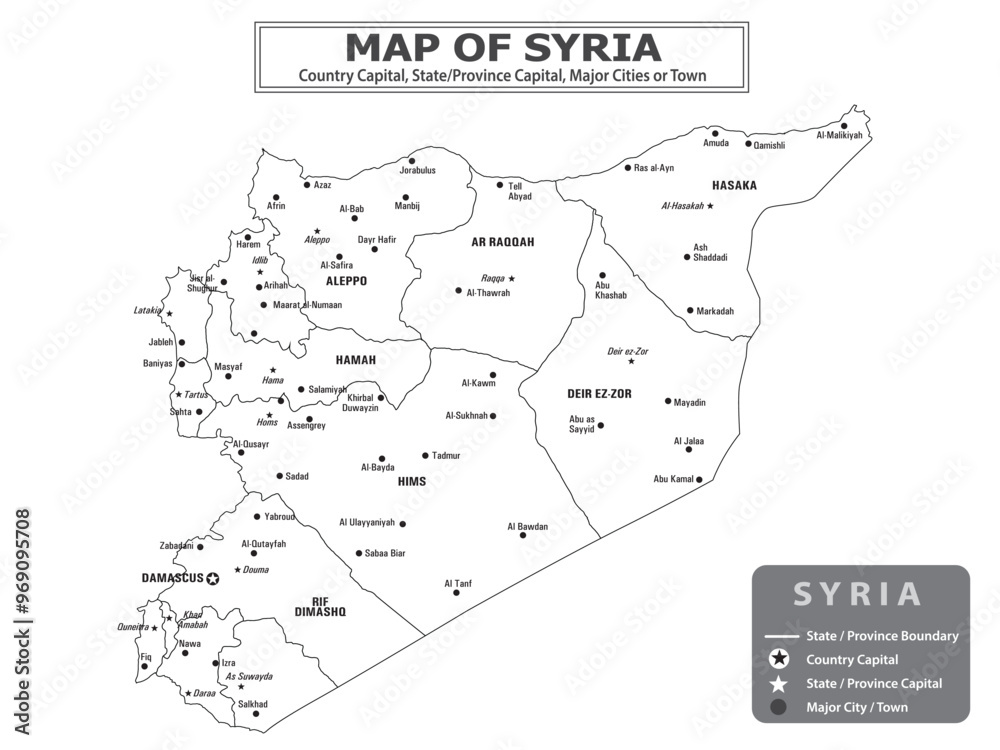 Geography politics map of countries. Political map of country with capital, province or state capital, major cities and town. Geography politics map of countries. Political map of country with capital, province or state capital, major cities and town.