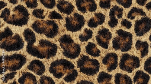 Fototapeta Naklejka Na Ścianę i Meble -  Leopard skin pattern in an abstract style textile and fashion fabric vintage texture animal skin background leopard inspired textile print abstract leopard texture design