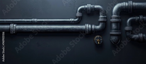 Pipe and tap connection the...