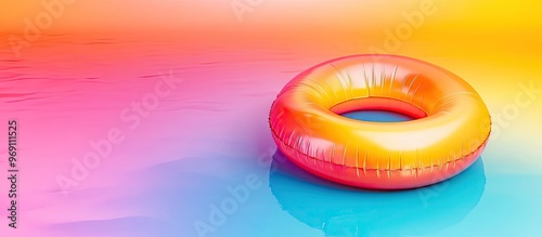 Vibrant inflatable ring aga...