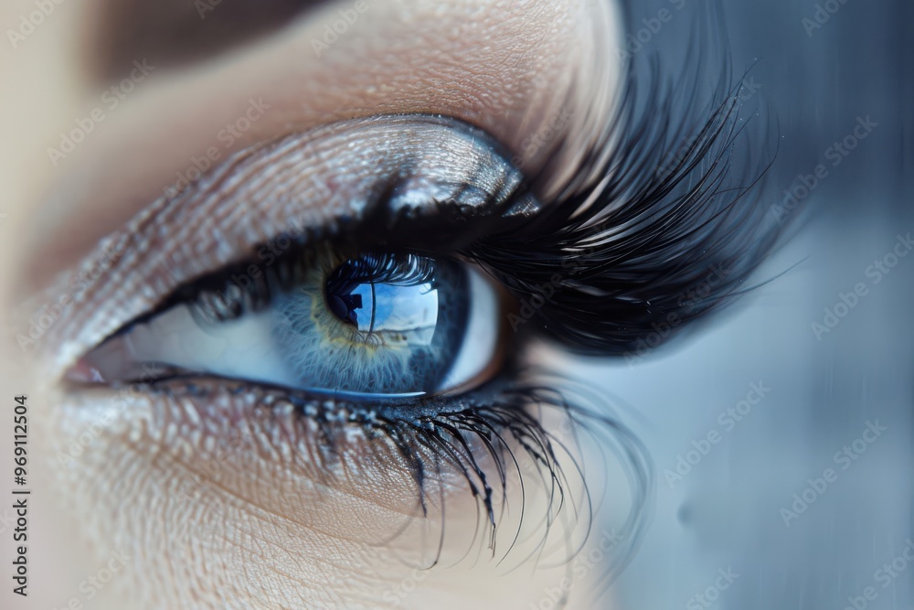 Fototapeta premium False Eyelashes for a Glamorous Look