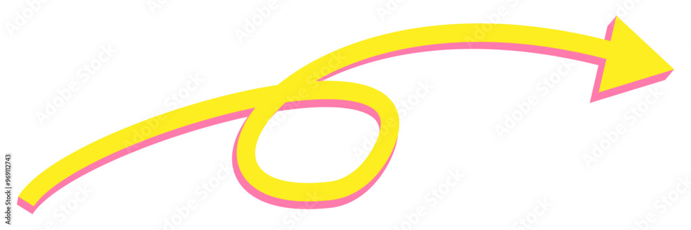 doodle arrow yellow doodle arrow yellow
