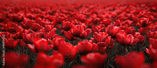 A ground filled with bloomi...