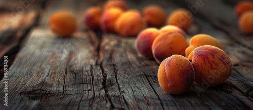 Selective focus on ripe apr...