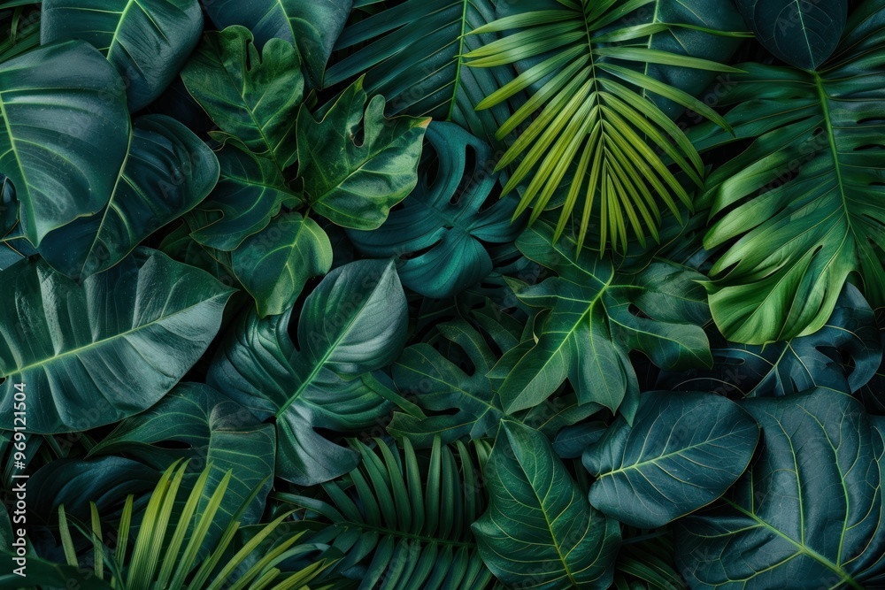 Flatlay tropical green leaves nature leaf vegetation. Flatlay tropical green leaves nature leaf vegetation.