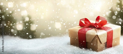 Wrapped gift for a winter h...