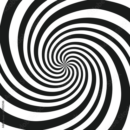 black and white spiral 