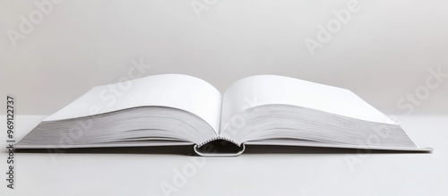 White book on a white backg...