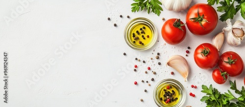 White cooking background fe...