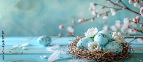 Happy Easter A vibrant arra...