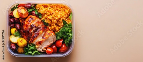 Delicious food in a contain...