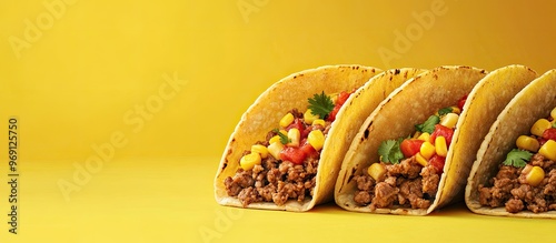 Traditional Mexican tacos f...